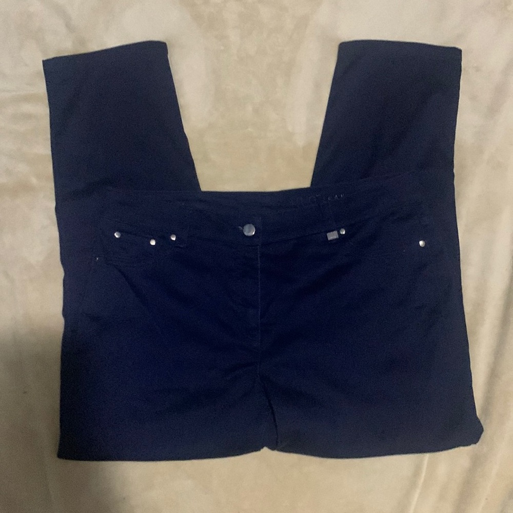 TanJay Petite navy blue pants 14P